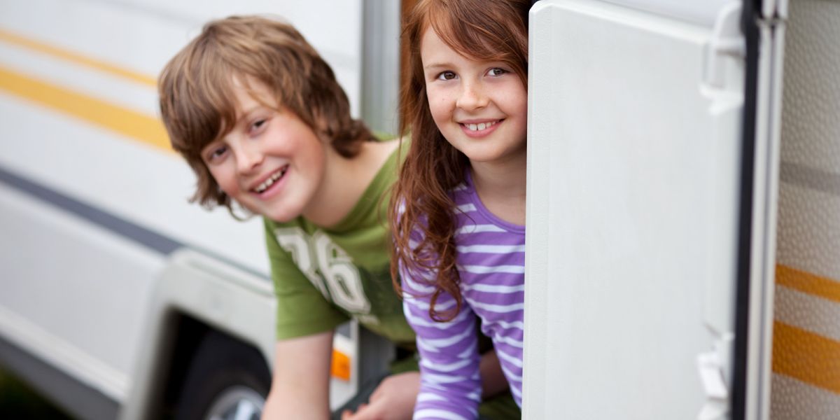 Children on holiday